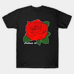 Portland, Or City Of Roses T-Shirt